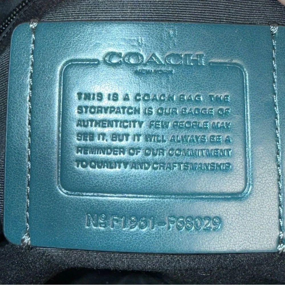 NWOT New Coach Beckett Forest Green Portfolio Briefcase